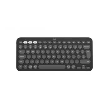 Logitech Pebble Keys 2 K380s klaviatuur Universal RF juhtmevaba + Bluetooth QWERTY US International Graphite