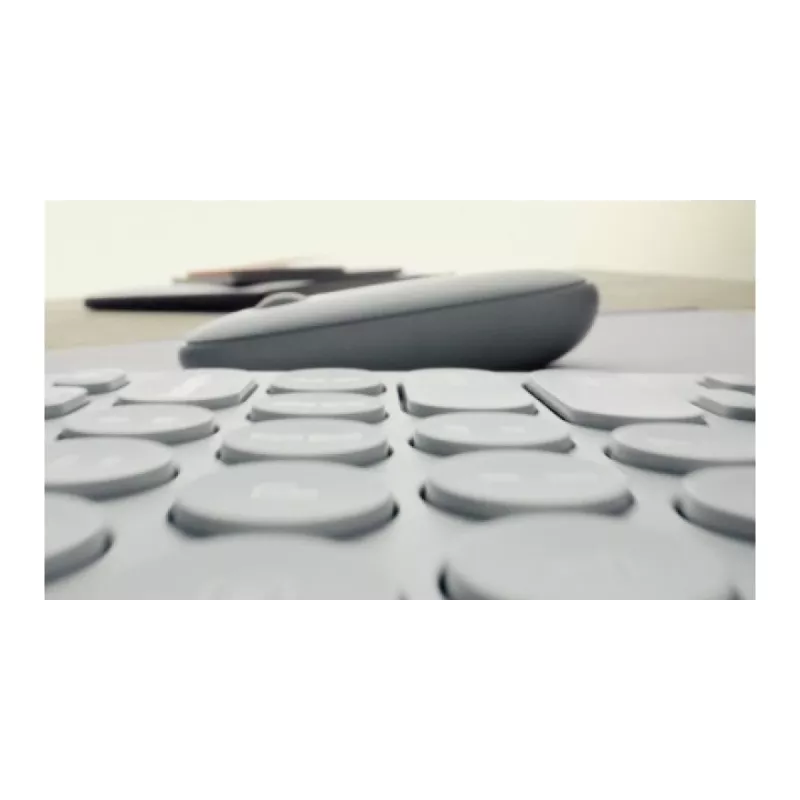 Logitech Pebble Keys 2 K380s klaviatuur Universal RF juhtmevaba + Bluetooth QWERTY US International Graphite