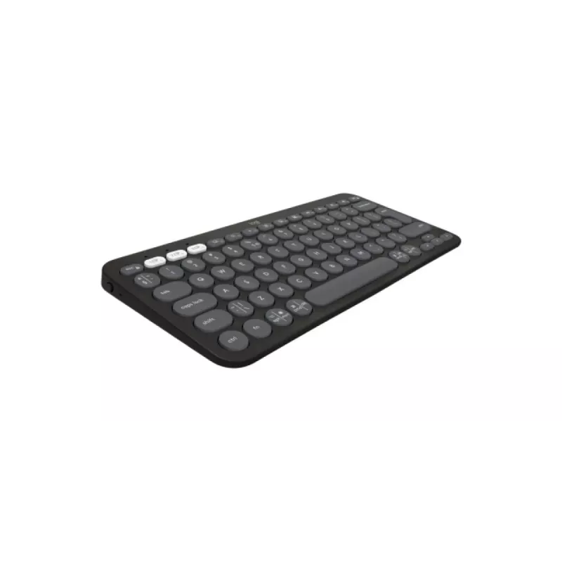 Logitech Pebble Keys 2 K380s klaviatuur Universal RF juhtmevaba + Bluetooth QWERTY US International Graphite