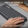 Logitech Pebble Keys 2 K380s klaviatuur Universal RF juhtmevaba + Bluetooth QWERTY US International Graphite