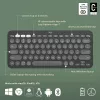 Logitech Pebble Keys 2 K380s klaviatuur Universal RF juhtmevaba + Bluetooth QWERTY US International Graphite