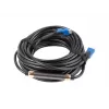 HDMI-kaabel LANBERG CA-HDMI-20CU-0200-BK — 20 m, HDMI 2.0, 18 Gbit/s, 4K (2160p), 144 Hz, ARC, Ethernet, kullatud