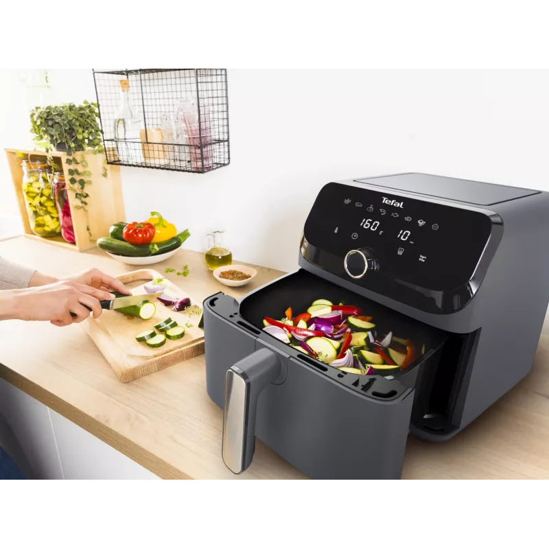 Tefal Easy Fry Mega EY855BE0 fritüür Seade 7.5 L Eraldiseisev 2020 W Kuumaõhufritüür Hall