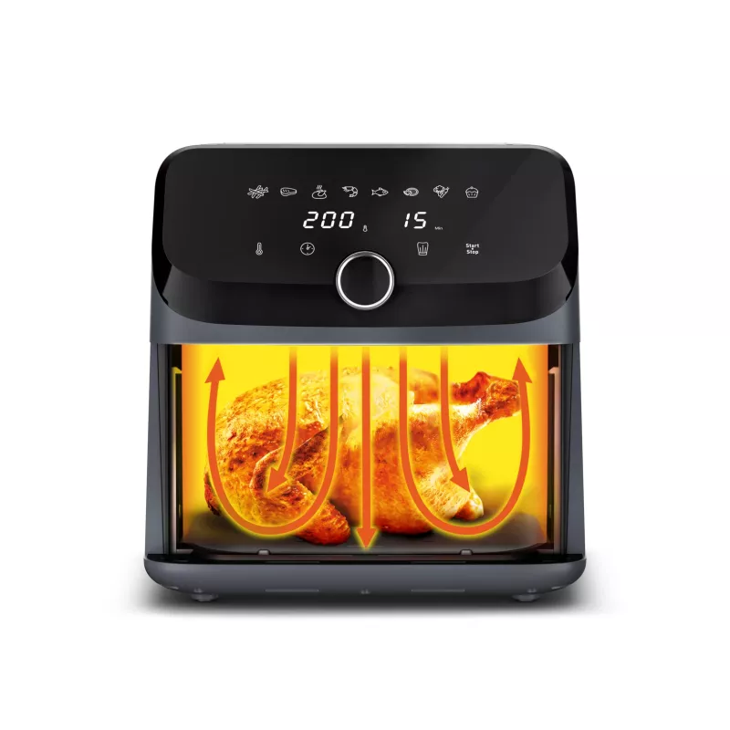 Tefal Easy Fry Mega EY855BE0 fritüür Seade 7.5 L Eraldiseisev 2020 W Kuumaõhufritüür Hall