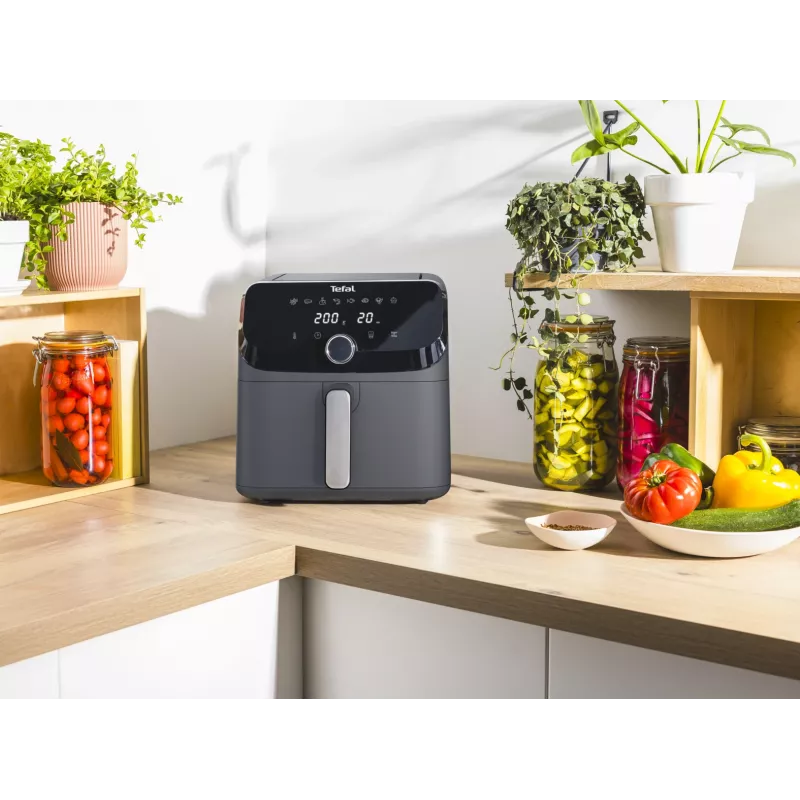 Tefal Easy Fry Mega EY855BE0 fritüür Seade 7.5 L Eraldiseisev 2020 W Kuumaõhufritüür Hall