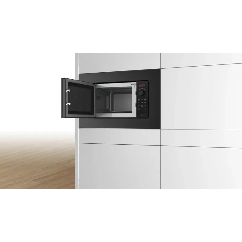 Sisseehitatav soolomikrolaineahi Bosch Serie 2 BFL623MB4 20 L 800 W LED-ekraan Must nuppjuhtimine