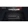 GENESIS Carbon 500 Hyper Logo, must, ühevärviline, kangas, kumm, mänguhiirematt