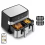 Tefal Dual Easy Fry & Grill EY905D Double 8,3 L Vabaltseisev 2700 W Kuumaõhufritüür Roostevaba teras