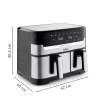 Tefal Dual Easy Fry & Grill EY905D Double 8,3 L Vabaltseisev 2700 W Kuumaõhufritüür Roostevaba teras