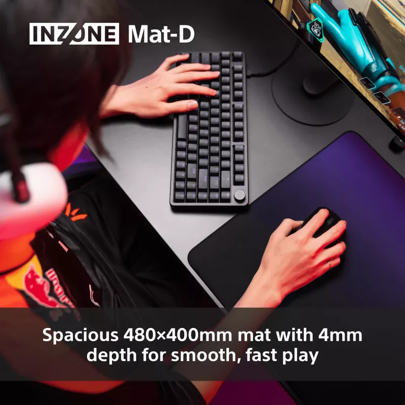 Sony INZONE Mat-D mänguhiirematt Must