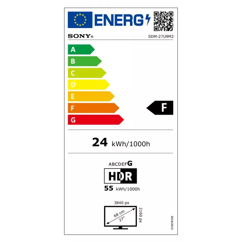 Sony INZONE M9 II arvutimonitor 68,3 cm (26,9 tolli) 3840 x 2160 pikslit 4K Ultra HD LCD must