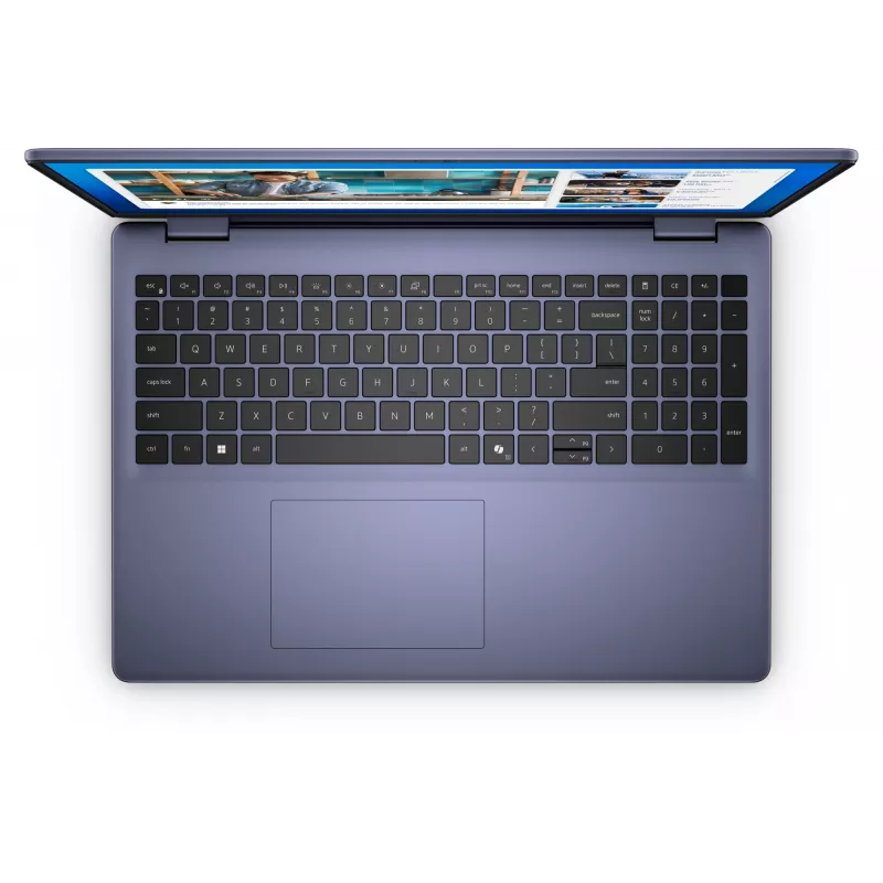 DELL DC16251 Intel Core 7 150U sülearvuti 40,6 cm (16 tolli) Full HD+ 16 GB DDR5-SDRAM 1 TB SSD NVIDIA GeForce MX570A Wi-Fi 6E (802.11ax) Ubuntu Linux UK International sinine