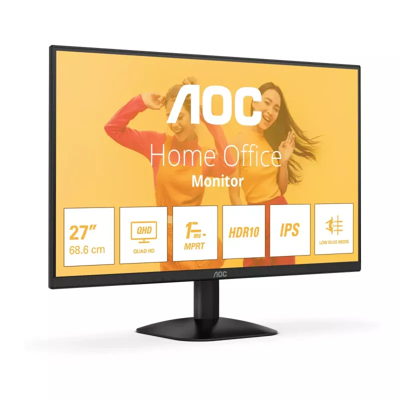 AOC B3 Q27B35E arvutimonitor 68,6 cm (27 tolli) 2560 x 1440 pikslit Quad HD LED must