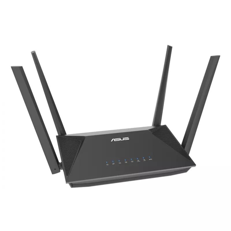 ASUS RT-AX52 Pro AX3000 traadita ruuter Gigabit Ethernet kaheribaline (2,4 GHz / 5 GHz) must