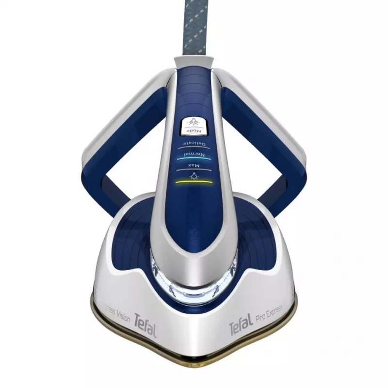 Tefal Pro Express Vision GV9812 3000 W 1.1 L Durilium AirGlide Autoclean tallaplaat Sinine, Valge