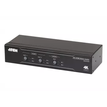 ATEN 2 x 2 True 4K HDMI maatrikslüliti helieraldajaga