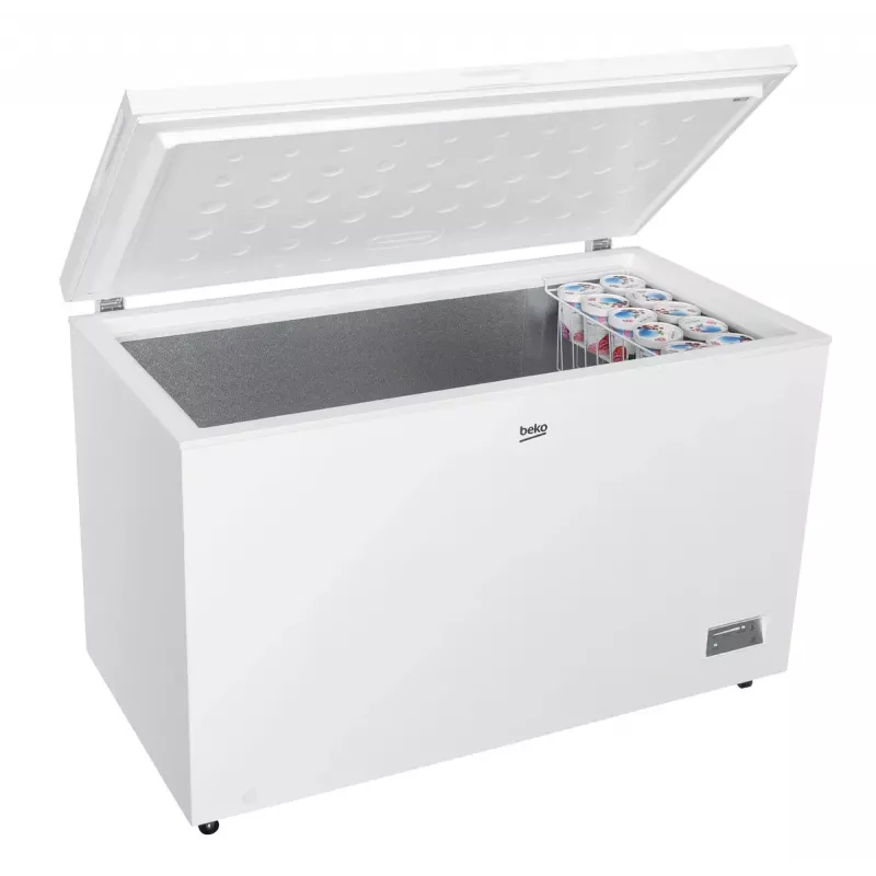Külmsügavkülmik BEKO CF380EWN — 371 L, inverterkompressor, E-klass, valge