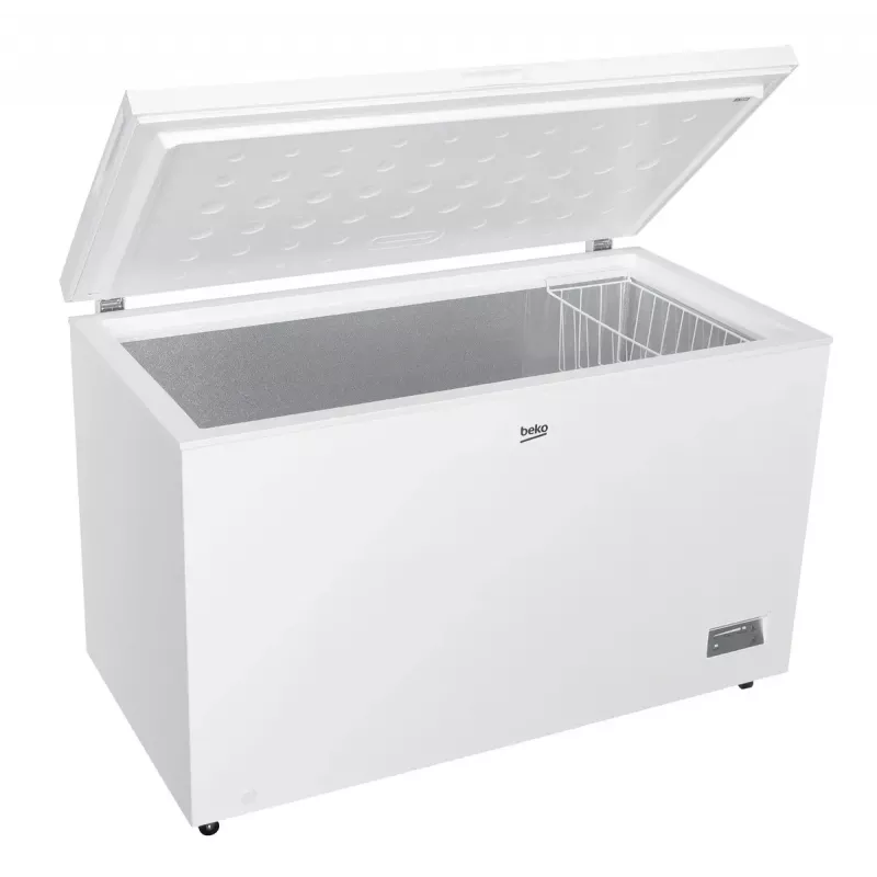Külmsügavkülmik BEKO CF380EWN — 371 L, inverterkompressor, E-klass, valge