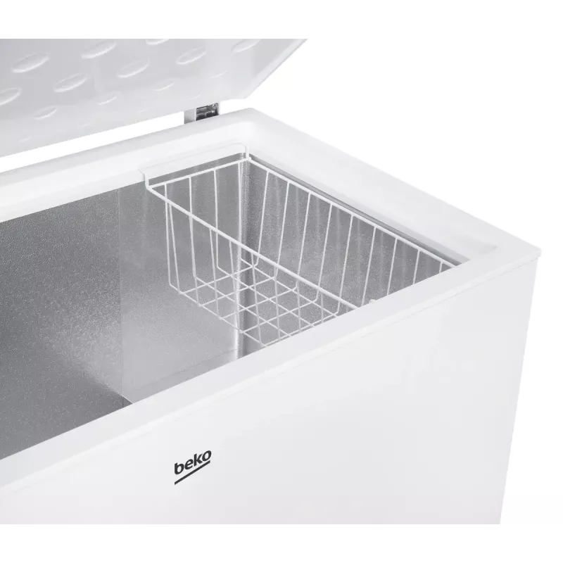 Külmsügavkülmik BEKO CF380EWN — 371 L, inverterkompressor, E-klass, valge