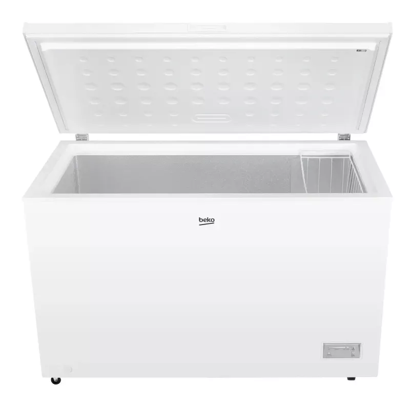 Külmsügavkülmik BEKO CF380EWN — 371 L, inverterkompressor, E-klass, valge