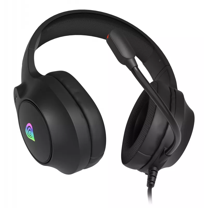GENESIS NEON 213, juhtmega, kõnedele / muusikale, 20 – 20000 Hz, 302 g, peakomplekt, must
