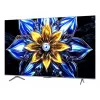 TV TCL 55T8C 55 tolli QLED 4K Ultra HD, HDR10, Google TV, 144Hz, Direct-LED, 4×HDMI 2.1, Bluetooth/Wi‑Fi, Metallic