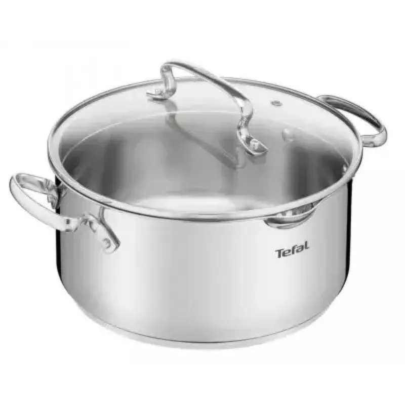 Kastrul Tefal DUETTO+ G7194355, 2 L, ümmargune roostevaba teras, 18 cm