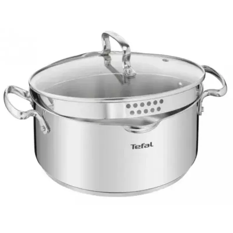 Kastrul Tefal DUETTO+ G7194355, 2 L, ümmargune roostevaba teras, 18 cm