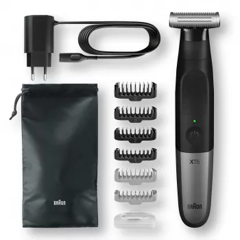 Braun Series X XT5200 habemeajaja Trimmer Must, Metallic