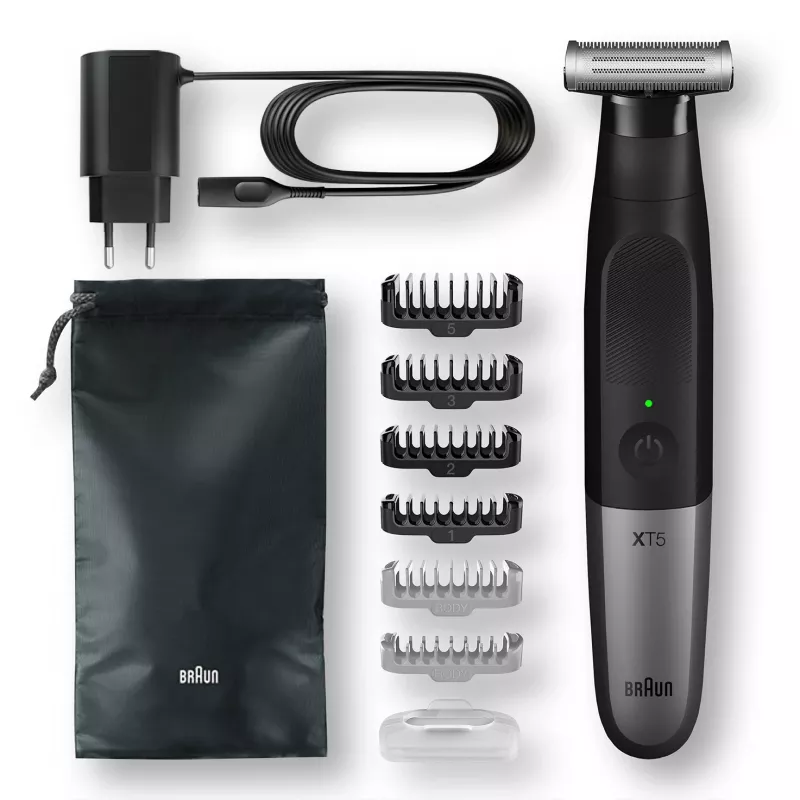 Braun Series X XT5200 habemeajaja Trimmer Must, Metallic