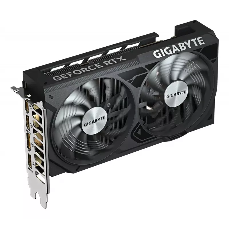 GIGABYTE GeForce RTX 5050 WINDFORCE OC V2 8G graafikakaart - 8GB GDDR6, 128bit, PCI-E 5.0, 2572MHz tuumsagedus, 2 x DP, 2 x HDMI, NVIDIA DLSS 4, GV-N5050WF2OCV2-8GD