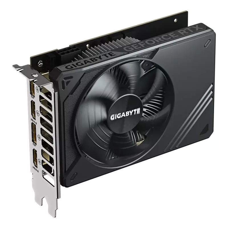 GIGABYTE GeForce RTX 5050 D6 8G graafikakaart - 8GB GDDR6, 128bit, PCI-E 5.0, 2572MHz tuumsagedus, 2 x DP, 2 x HDMI, NVIDIA DLSS 4, GV-N5050D6-8GD