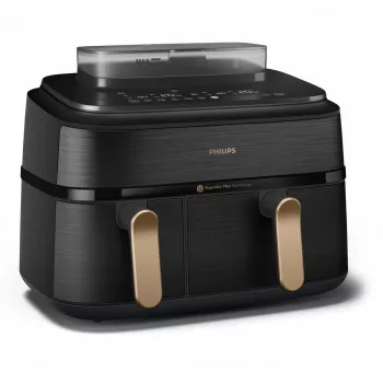 Philips 5000 series NA552/00 fritüür Double 9 L eraldiseisev 2750 W kuumaõhufritüür Must, Kuldne