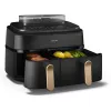 Philips 5000 series NA552/00 fritüür Double 9 L eraldiseisev 2750 W kuumaõhufritüür Must, Kuldne