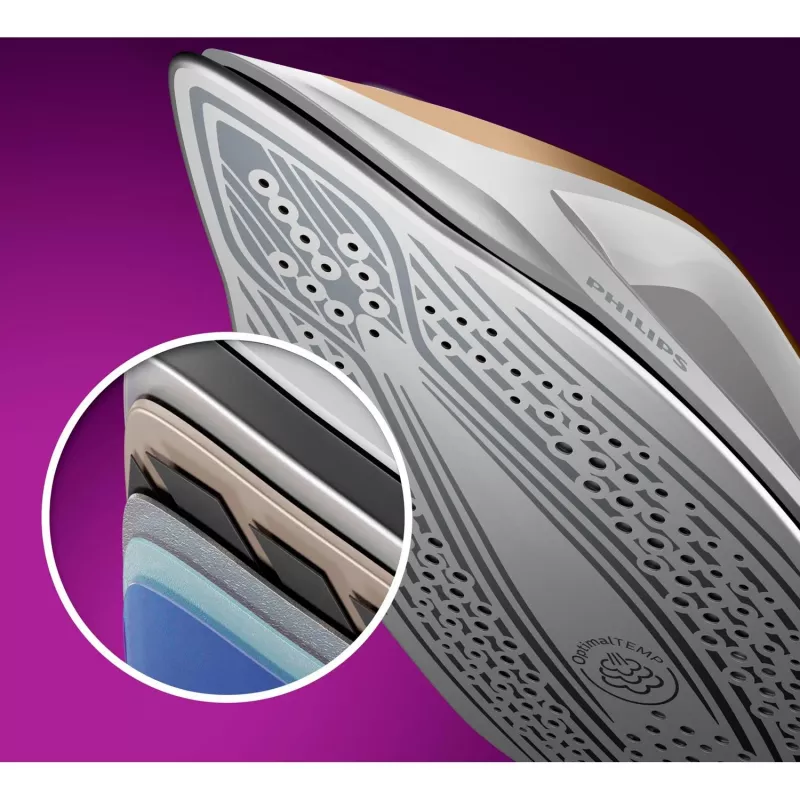 Philips 7000 series PSG7040/10 aurutriikimisjaam 2100 W 1,8 L SteamGlide Elite tallatald Kuldne, Valge