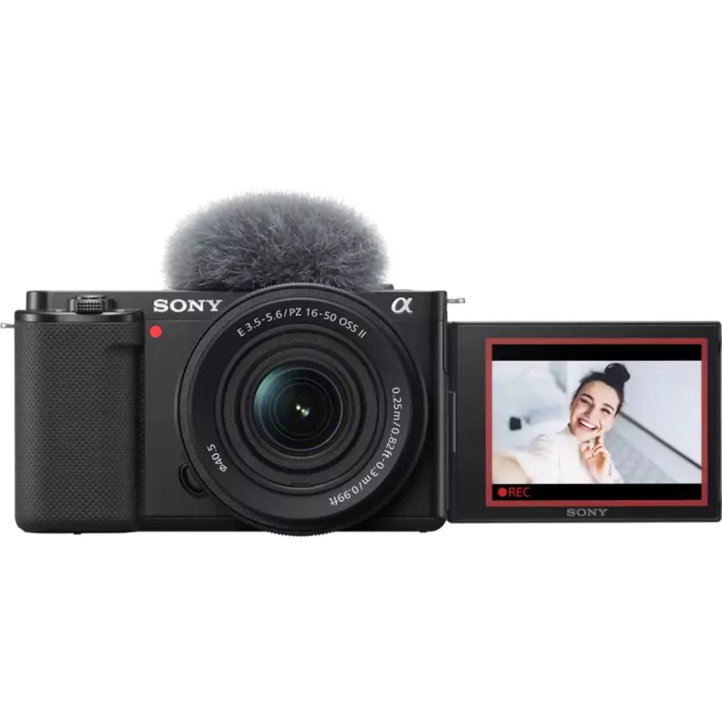 Sony ZV-E10 + E PZ 16-50mm F3.5-5.6 OSS II MILC 24.2 MP CMOS 6000 x 4000 musta