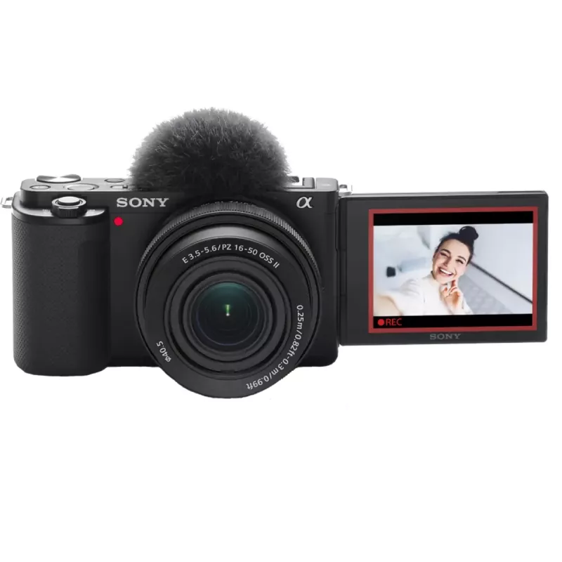 Sony ZV-E10 + E PZ 16-50mm F3.5-5.6 OSS II MILC 24.2 MP CMOS 6000 x 4000 musta