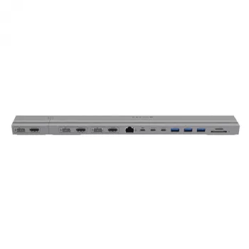 Targus HyperDrive 4K 2 x USB 3.2 Gen 2 (3.1 Gen 2) USB-C hõbedane
