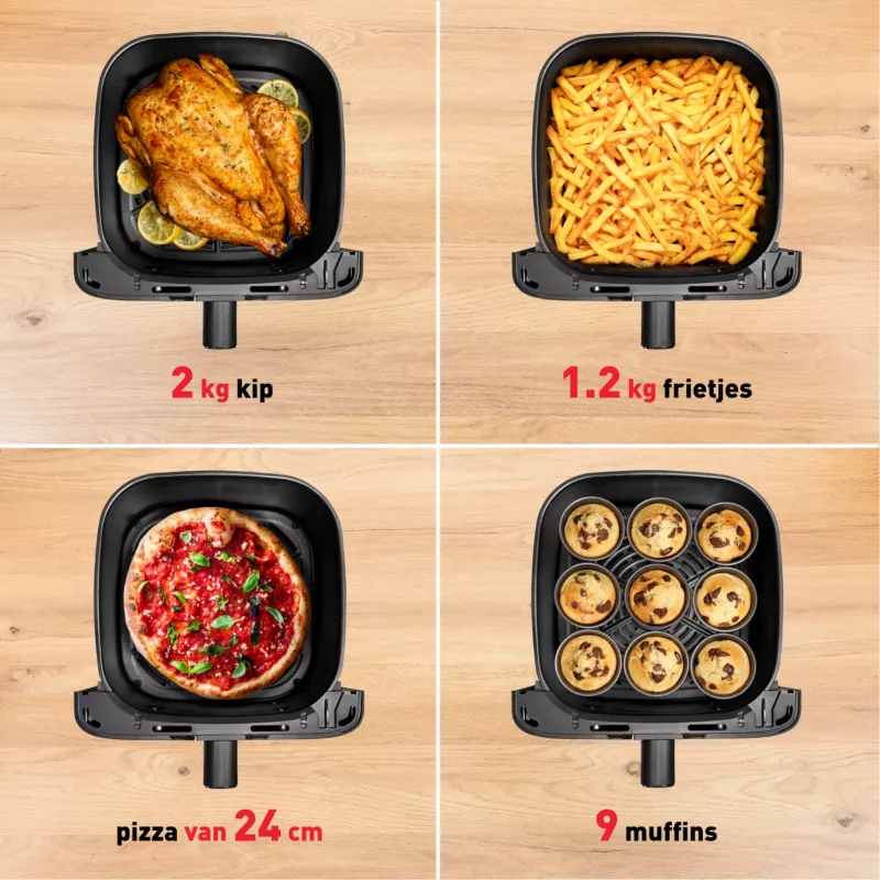 Tefal Easy Fry Mega EY855D10 fritüür Single 7,5 L Eraldiseisev 2020 W kuumaõhufritüür Must, roostevaba teras