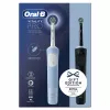 Oral-B Vitality Pro Duo Täiskasvanutele mõeldud pöörlev-õõtsuv hambahari Must, Sinine, Valge
