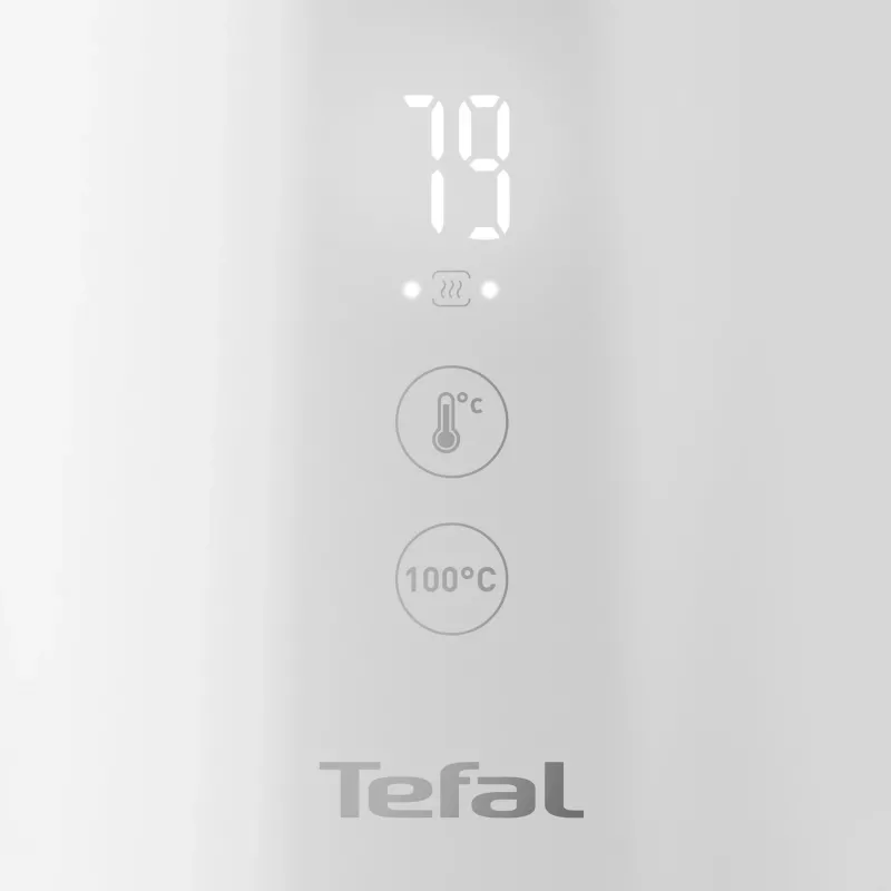 Elektriline veekeetja Tefal KO6931, 1,5 L, 1800 W, valge, 5 temperatuuriseadet, soojashoidmine 30 min