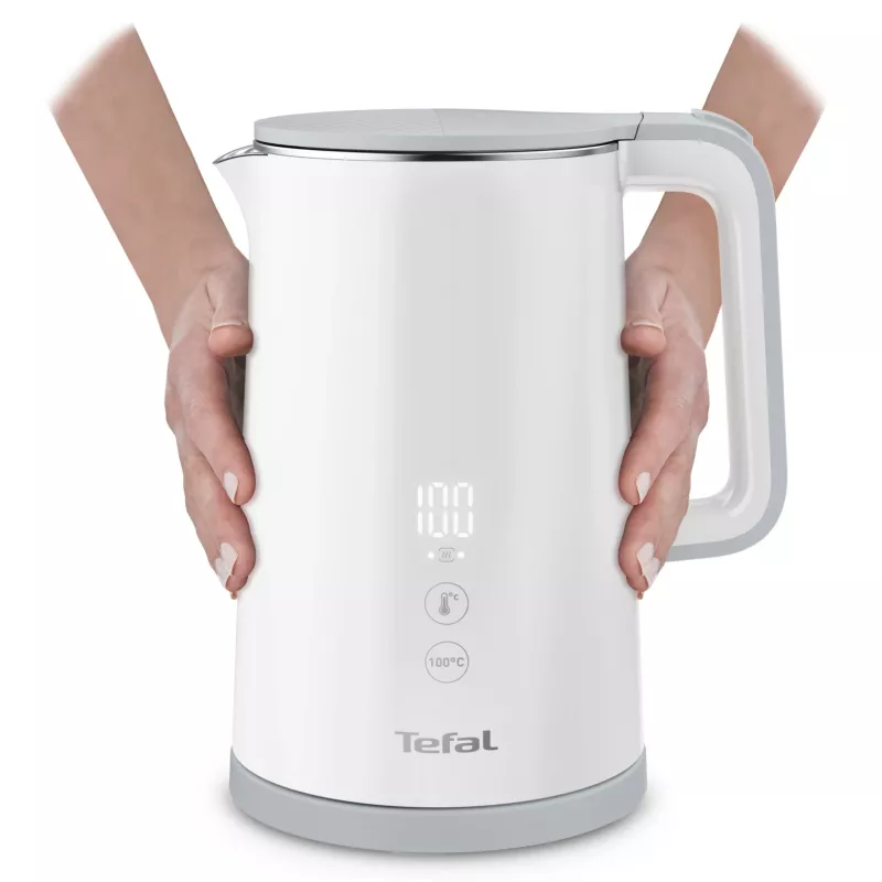 Elektriline veekeetja Tefal KO6931, 1,5 L, 1800 W, valge, 5 temperatuuriseadet, soojashoidmine 30 min