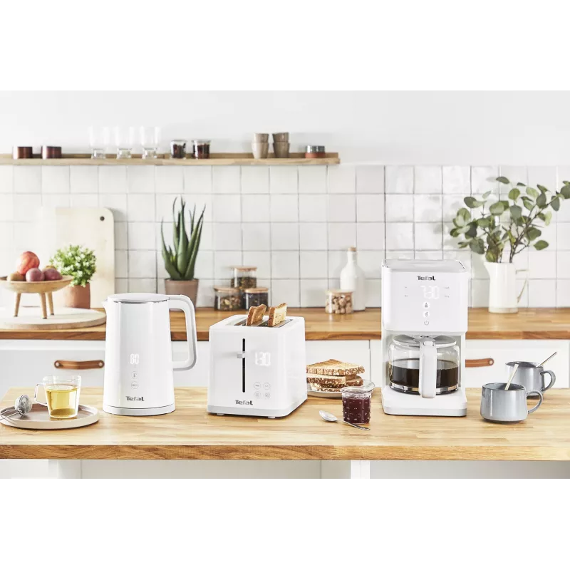 Elektriline veekeetja Tefal KO6931, 1,5 L, 1800 W, valge, 5 temperatuuriseadet, soojashoidmine 30 min