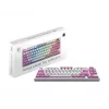 MSI FORGE GK600 TKL WIRELESS VIOLET klaviatuur mängimiseks USB + Bluetooth QWERTY UK English Pink, Violet, Valge