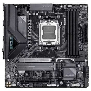 Emaplaat GIGABYTE B850M EAGLE WIFI6E Socket AM5 AMD Ryzen 7000/8000/9000, DDR5 kuni 8200MHz (OC), PCIe 5.0, Wi‑Fi 6E, 2.5 GbE