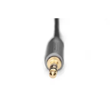 Heli adapterkaabel Digitus DB-510330-010-S 3,5 mm RCA-le 1 m must