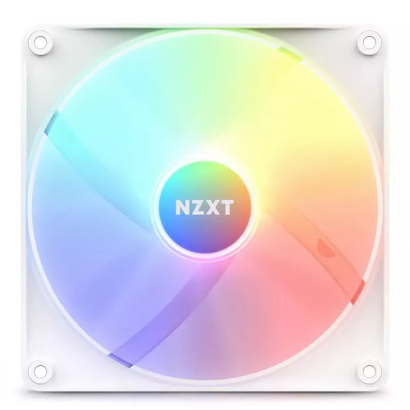 Fan NZXT F140 RGB Core 14 cm Valge 500-1500 RPM Fluid Dynamic Bearing