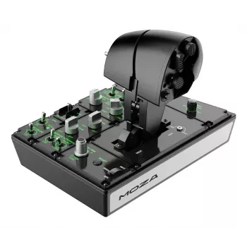 Moza Racing MTP gaasipaneel, must, metall, 15 bit, 277 mm, 194 mm, 216 mm