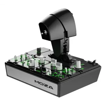 Moza Racing MTP gaasipaneel, must, metall, 15 bit, 277 mm, 194 mm, 216 mm