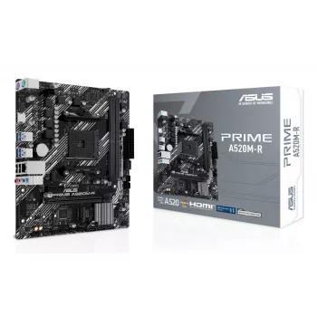 Emaplaat ASUS PRIME A520M-R, AMD A520, pesa AM4, micro ATX